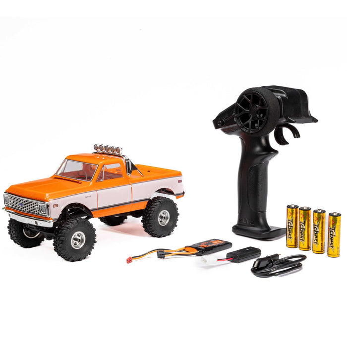 Axial AXI-3408T2  1/24 SCX24 1967-1972 Chevrolet C10 4WD Truck RTR, Orange