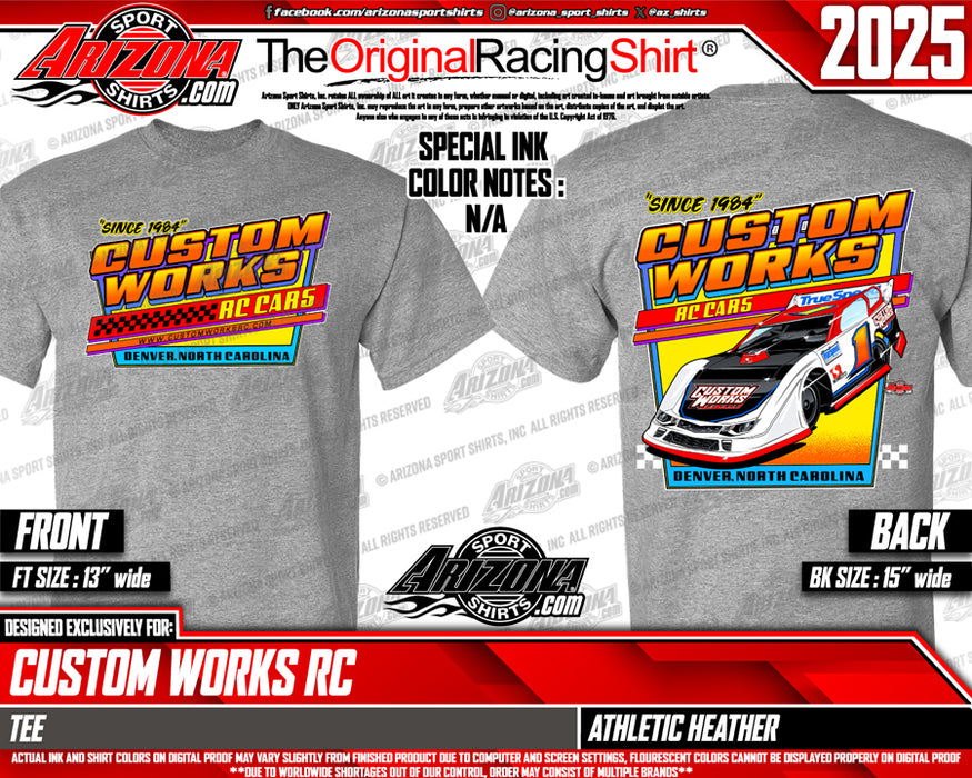 Custom Works CW1533 2026 LATEMODEL T-SHIRT Grey (L) Large