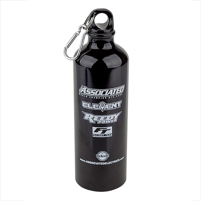 Team Associated ASCSP105 AE Water Bottle Aluminum 26oz with Carabiner clip