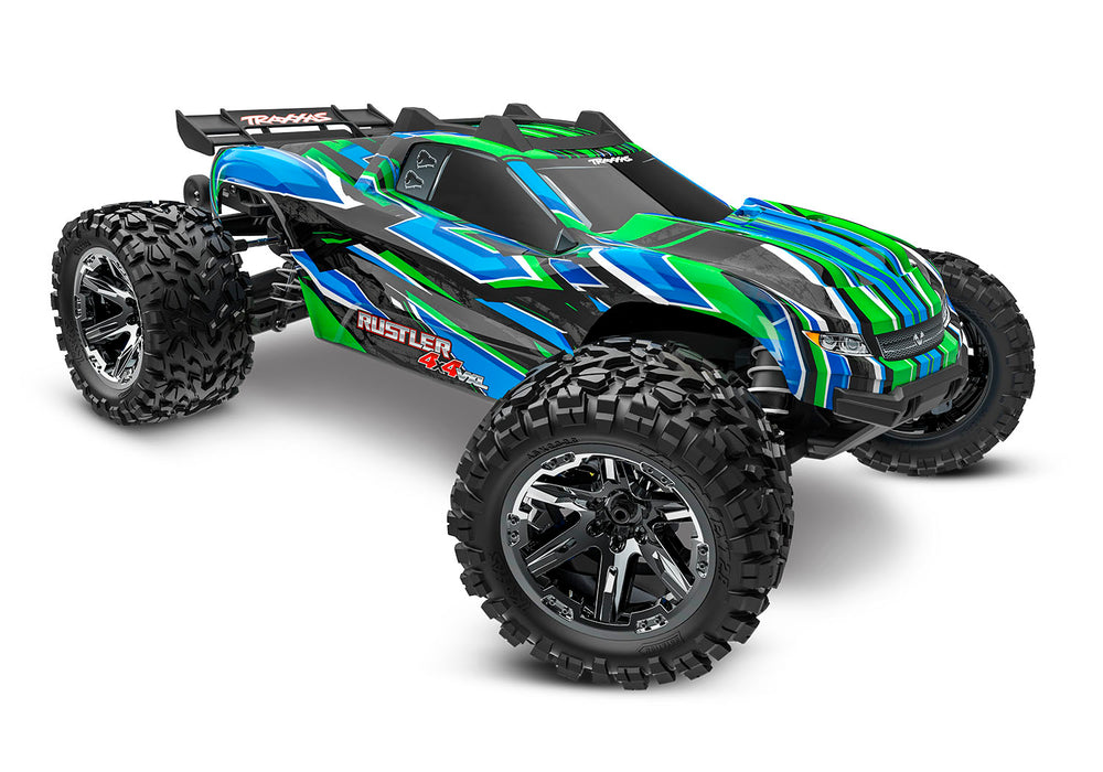 Traxxas TRA67376-4-GRN Rustler 4X4 VXL
