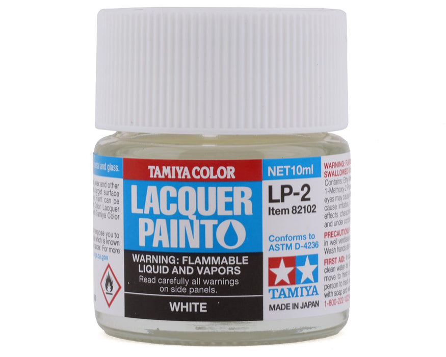 Tamiya TAM82102 LP-2 White Lacquer Paint (10ml)