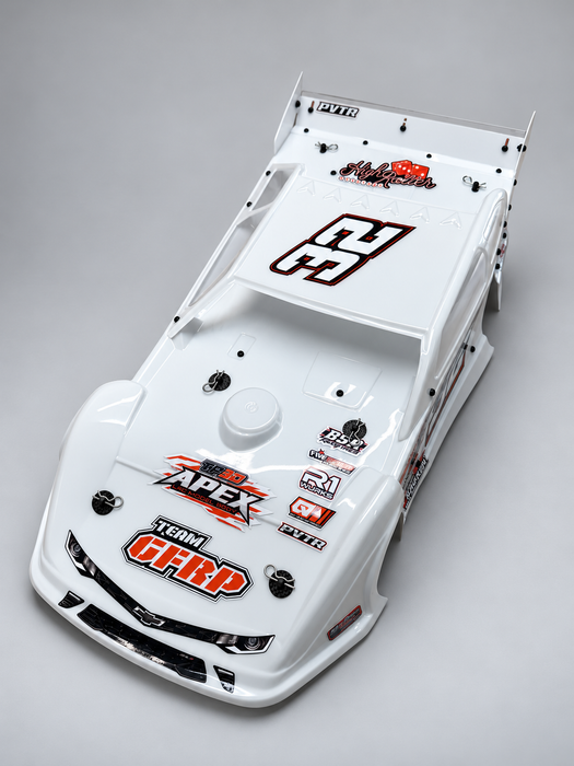 TP3D APEX 1/10 Late Model Complete LM Body with Braces Kit and Adjustable Spoiler .030" Thickness