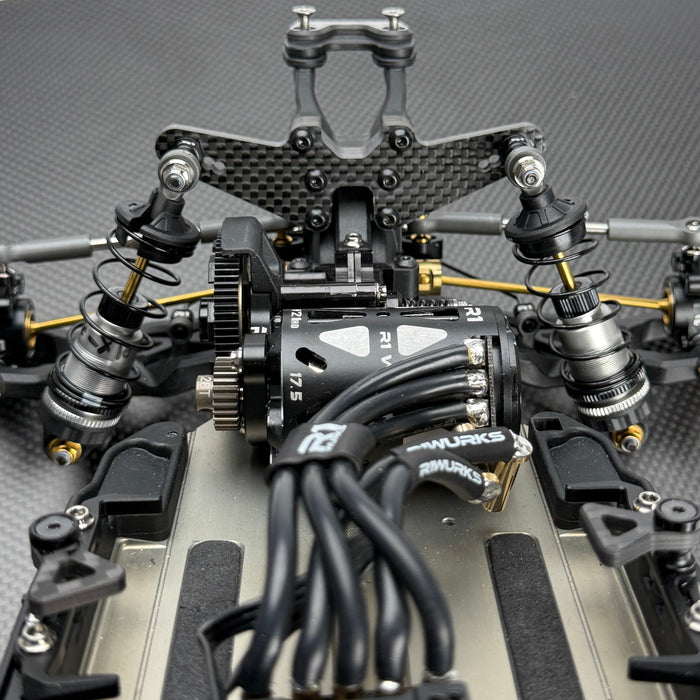 R1 WURKS R1-900155 Associated B7 Series Lowered Rear Tower Set, Inverted Front Shocks In Rear