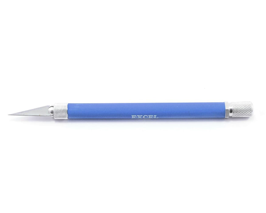 Excel K18 Grip-On Hobby Knife (Blue) w/#11 Double-Honed Blade EXL16019