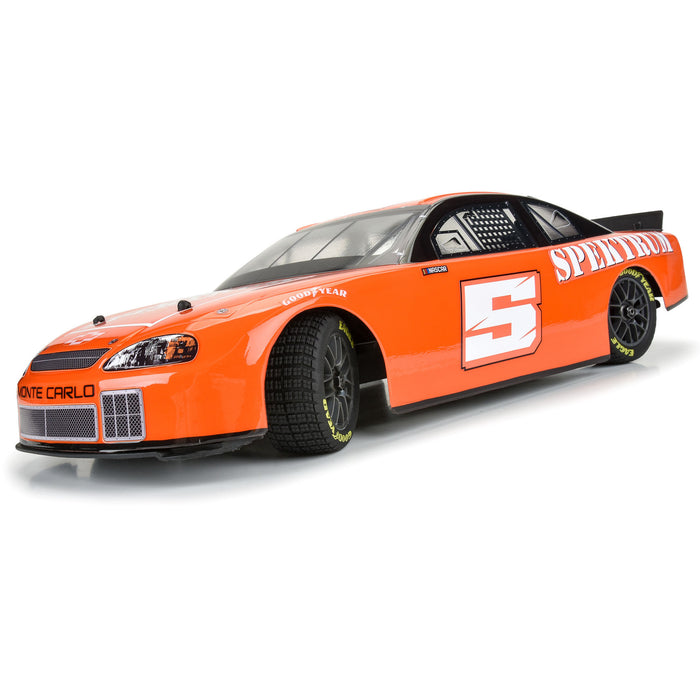 Pro-Line PRO1030310 1/12 Goodyear Eagle Dirt Tire F/R MTD Gray Wheels (4): Losi NASCAR Black Font / Rear