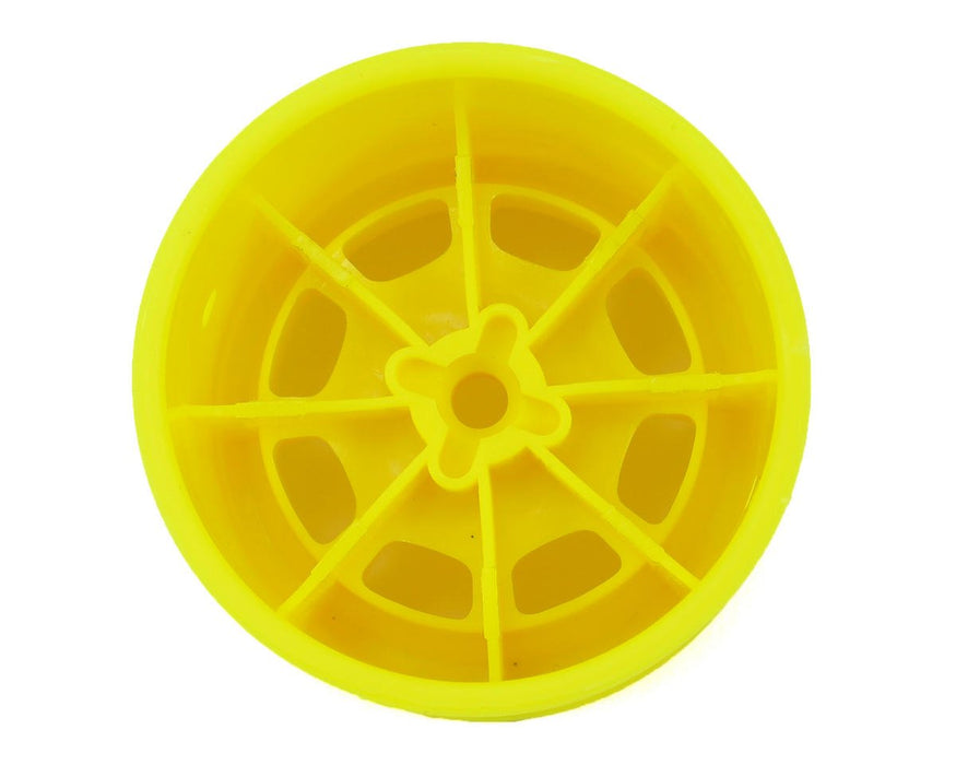 JConcepts JCO3359Y Hazard 1.7" RC10 Classic Rear Wheel (Yellow) (2) Pin Drive