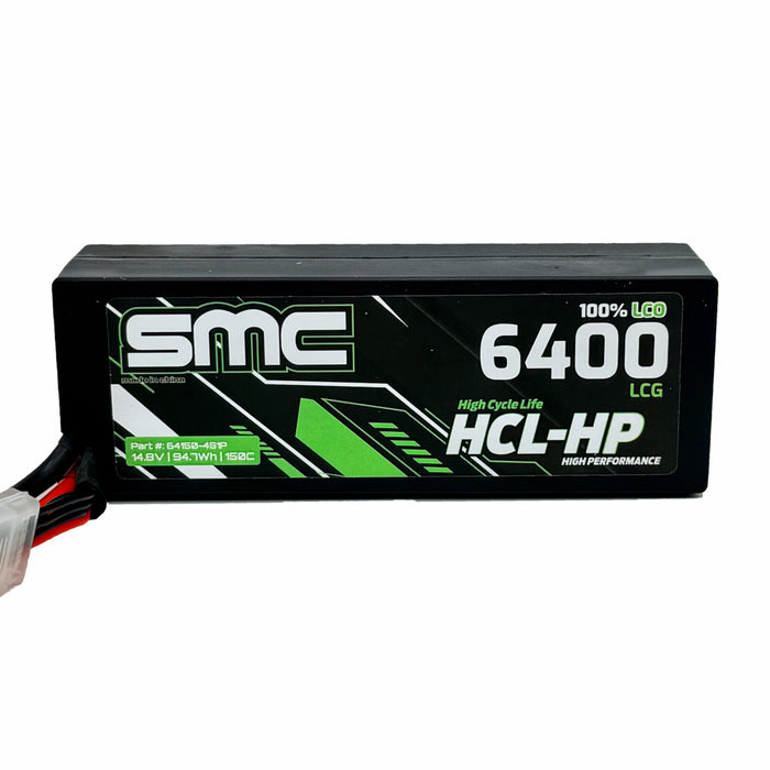 SMC 64150-4S1P HCL-HP 14.8V 6400mAh 150C IC5 EC5 LIPO BATTERY LCG Hardcase