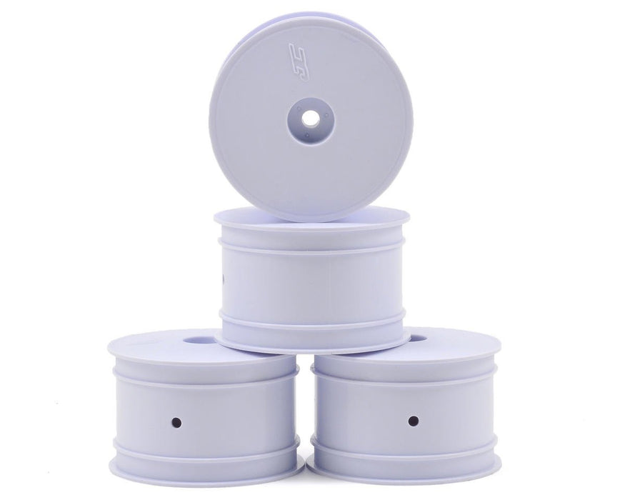 JConcepts JCO3326W Mono 2.2 Hex Rear Wheels (4) (TLR 22 5.0) (White) w/12mm Hex