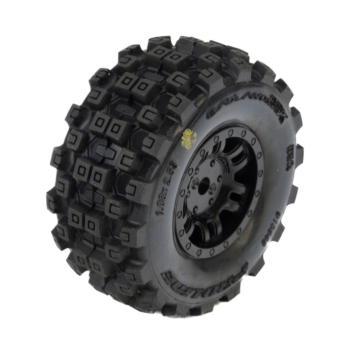 Pro-Line PRO1034010 1/16 Badlands MX ARRMA MOJAVE GROM Tires MTD 12mm Black Split Six (4) Front/Rear