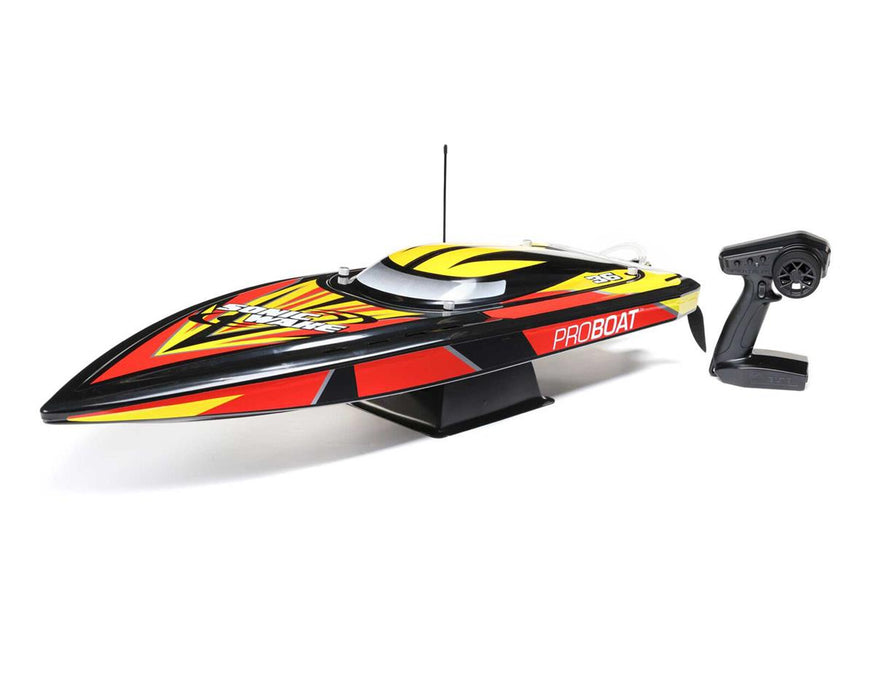 PRO BOAT PRB08032V2T1 Sonicwake V2 36" Self-Righting Brushless Deep-V RTR, Black