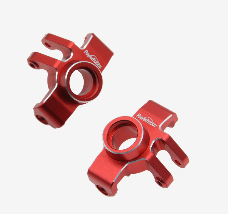 Powerhobby PHB6568RED Aluminum Front Steering Knuckles Red Arrma Granite / Typhon GROM