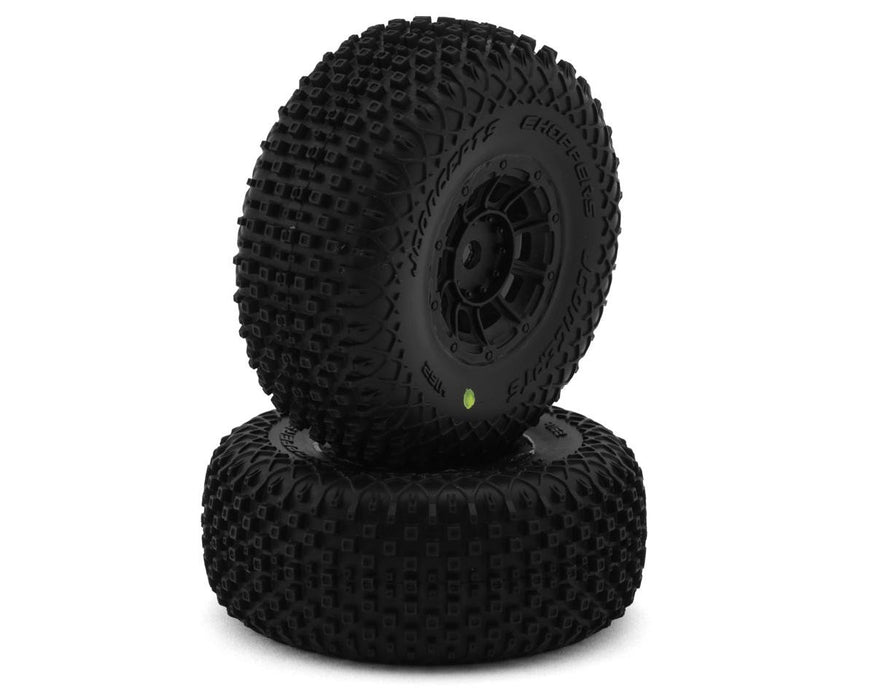 JConcepts Arrma® Mojave Grom™ Choppers Pre-Mounted Off-Road Tires (Yellow) (2) w/12mm Hex