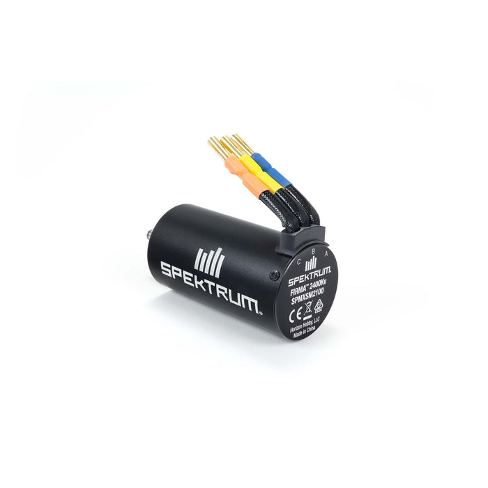 Spektrum SPMXSM2100 Firma 3668 2400Kv 4-Pole Brushless Motor: 5mm