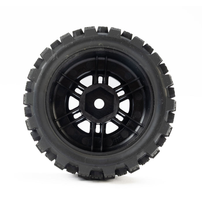 Pro-Line PRO1034010 1/16 Badlands MX ARRMA MOJAVE GROM Tires MTD 12mm Black Split Six (4) Front/Rear