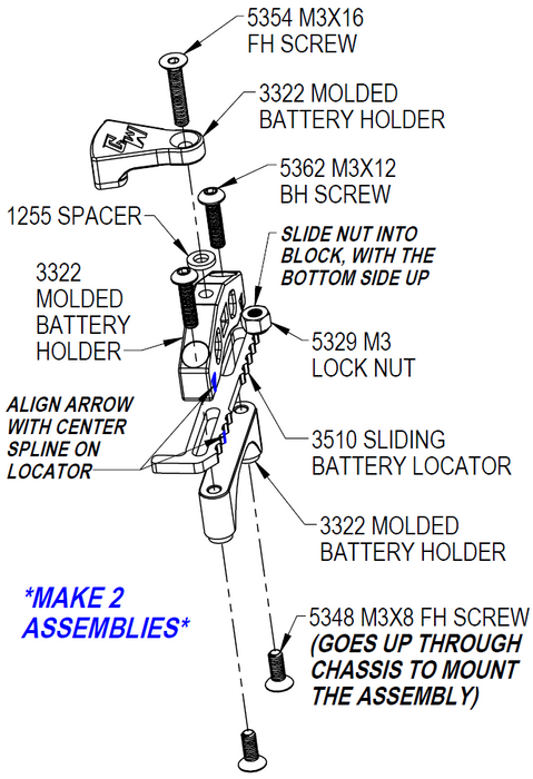 Custom Works CW3321 V2 BATTERY MOUNT KIT