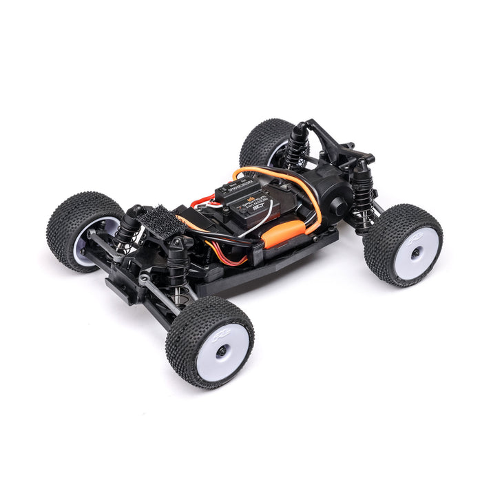 LOSI LOS-1392T2 1/28 Micro-T 2S 2WD RTR Stadium Truck (Battery & Charger Included), Silver TLR