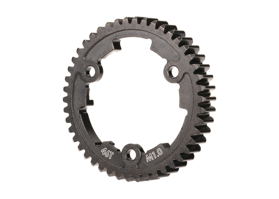 Traxxas TRA6442 46-Tooth Wide-Face Machined-Steel Spur Gear (1.0) MAXX Slash XRT X-Maxx
