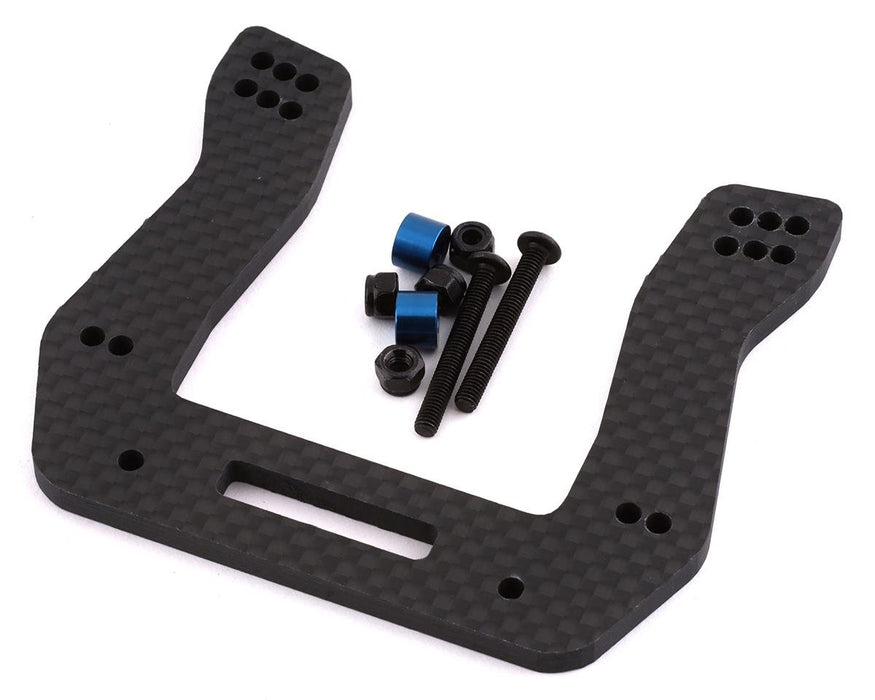 Exotek EXO2049 Drag 4mm Front Carbon Fiber Tower for Traxxas Slash Stock / Factory Height Shocks