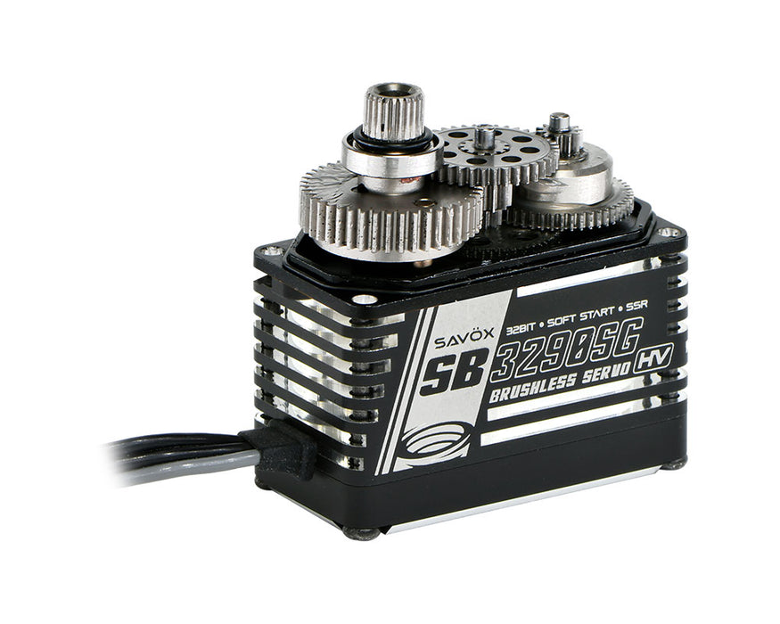 Savox SAVSB3290SG-BE High Torque, High Voltage Brushless Servo, Black, 0.11sec / 1041.6 oz/in @ 8.4V