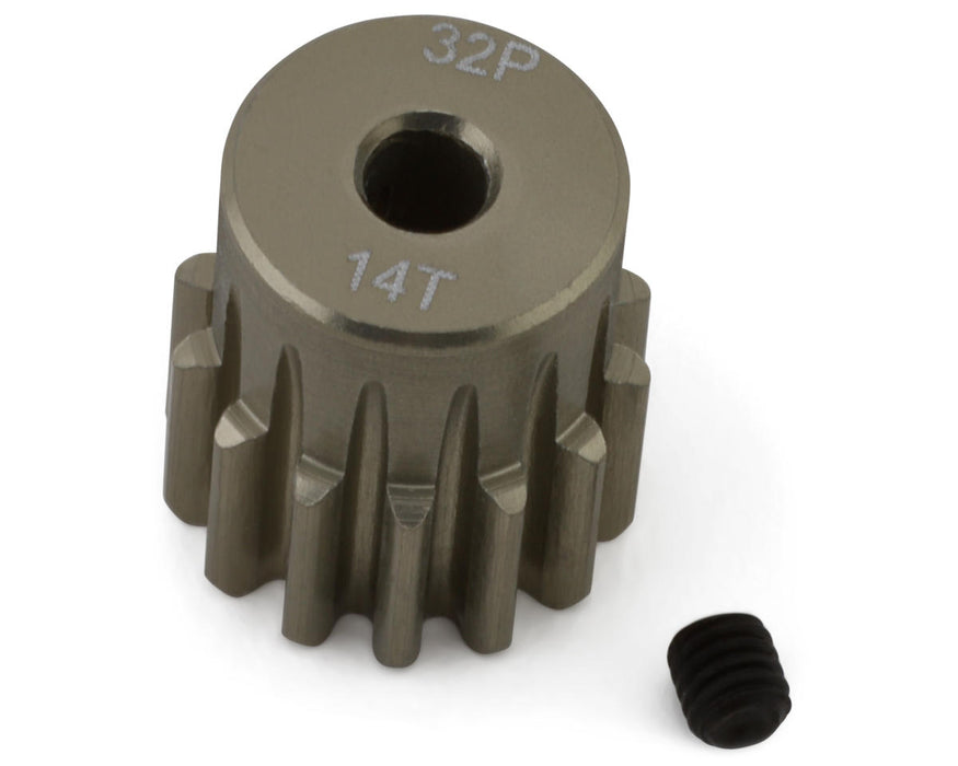WORC 32P 14T 0.8 MOD Lightweight Hard Anodized Aluminum Pinion Gear (3.17mm Bore) .8M