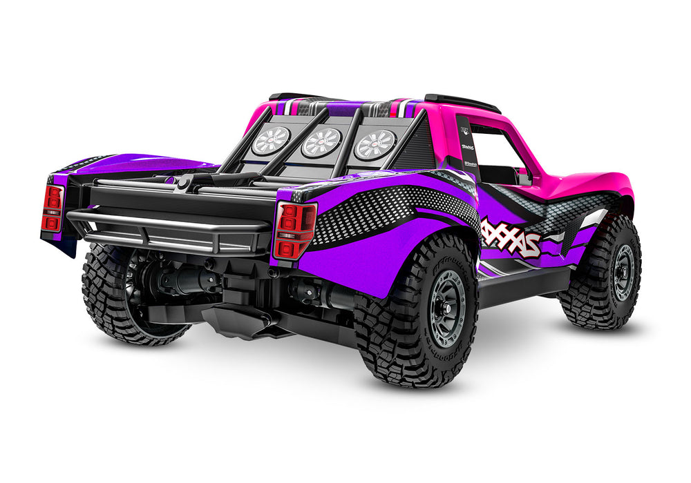 Traxxas TRA108164-1-PINK Mini Slash 4x4 BL-2s 30+ MPH RTR Short Course Truck PINK Battery and Charger included