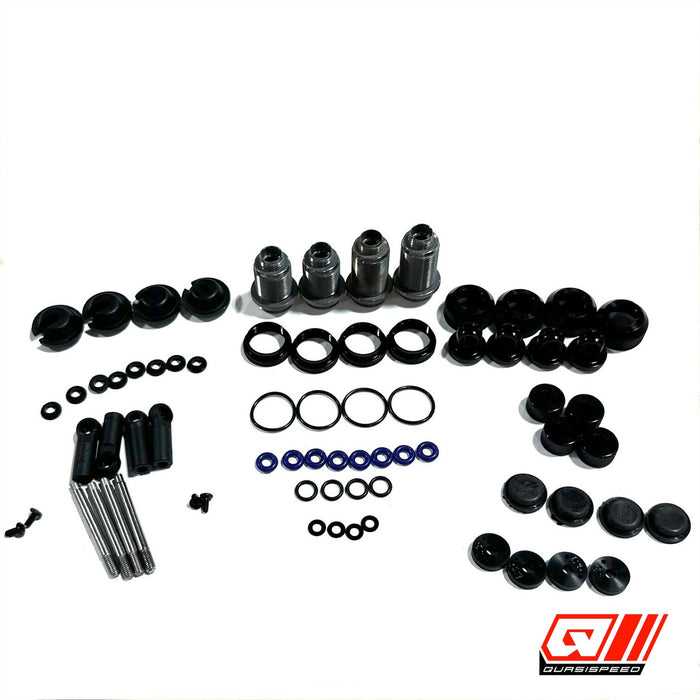 GFRP QUASI QS-5104 Small Bore V2 Shock Kit 2 Short & 2 Med GFR2329 GFRQS5104