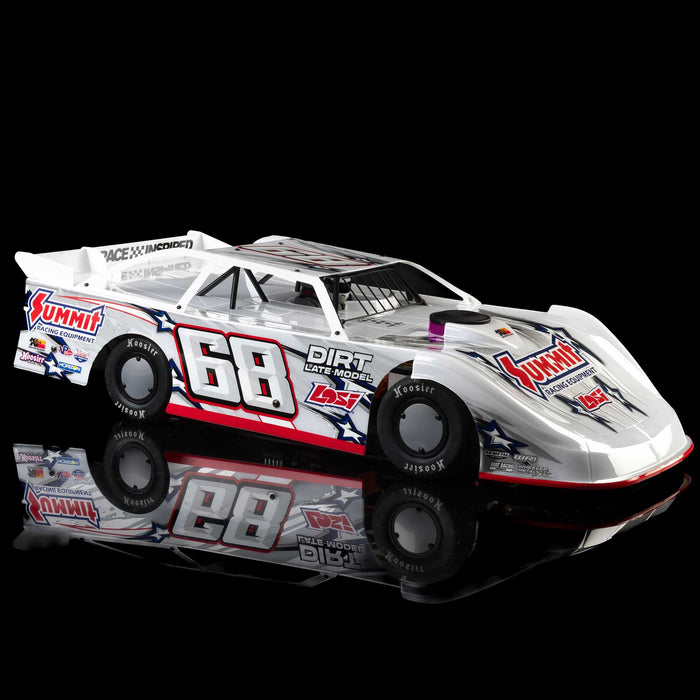 LOSI 1/10 22S 2WD Dirt Oval Late Model RTR White LOS-2168T1 Summit Racing w/SLT2 2.4GHz Radio, Battery & Charger