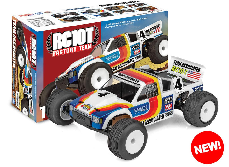 Team Associated ASC7004 RC10T Factory Team 1/10 Electric 2WD Off Road Stadium Truck Kit (Limited Edition)