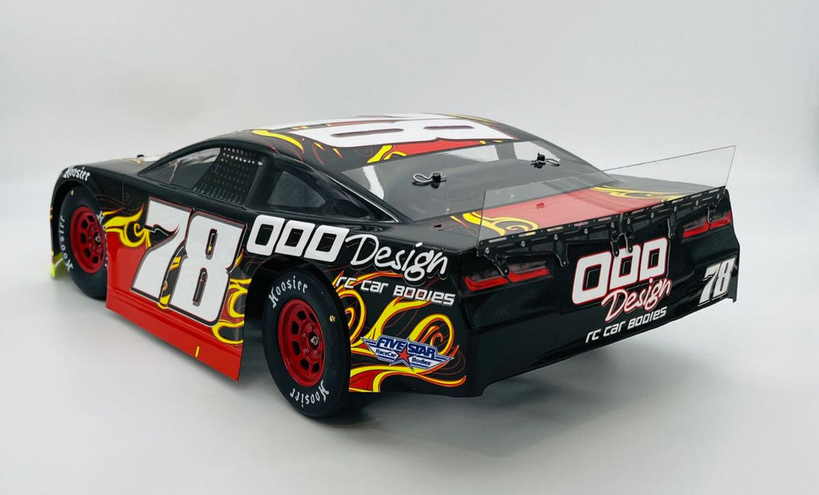 ODD McAllister Racing 2201-040 NextGen Camaro 1/10 SCT Cup Car Body (Clear) Lightweight (.040)