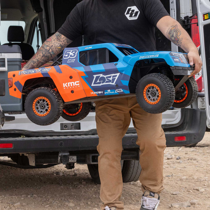 LOSI LOS05022 5IVE-TE 3.0 1/5 Electric 4wd Desert Truck RTR 5-Te 12S Blue Orange KMC