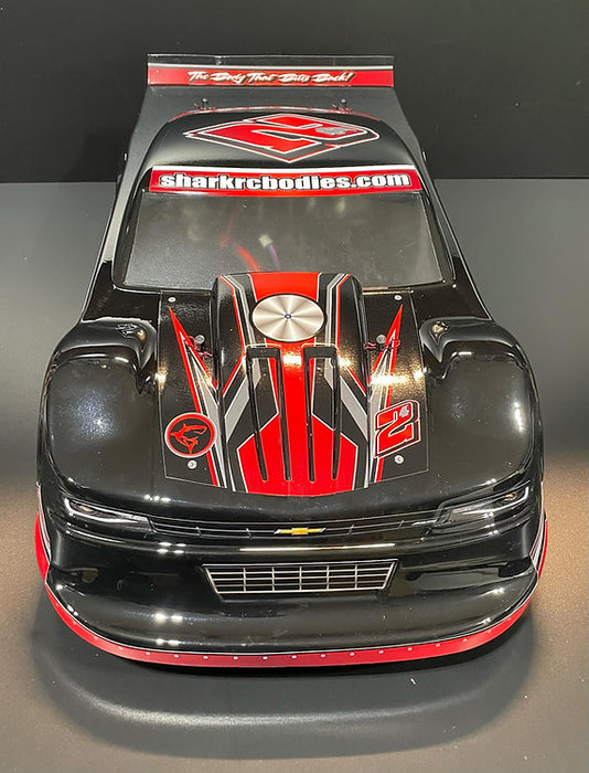 SHARK RC BODIES The Slingshot 1/10 Short Course Mod Street Stock CLEAR Body Chevy Grill .040 Slash