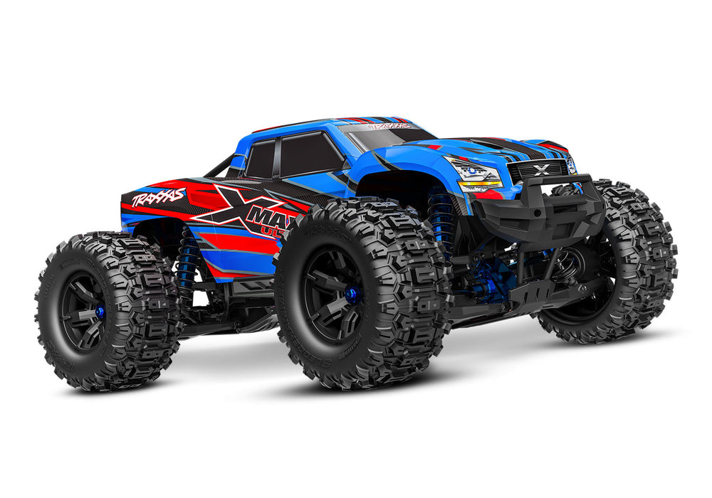 Traxxas TRA77097-4-BLUEX X-Maxx® ULTIMATE 8S ESC BLUE Brushless Electric Monster Truck with TQi