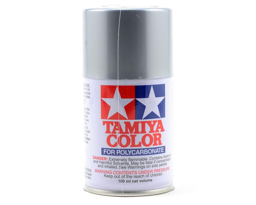 Tamiya TAM86048 PS-48 Semi Gloss Silver Anodized Aluminum Lexan Spray Paint (100ml)