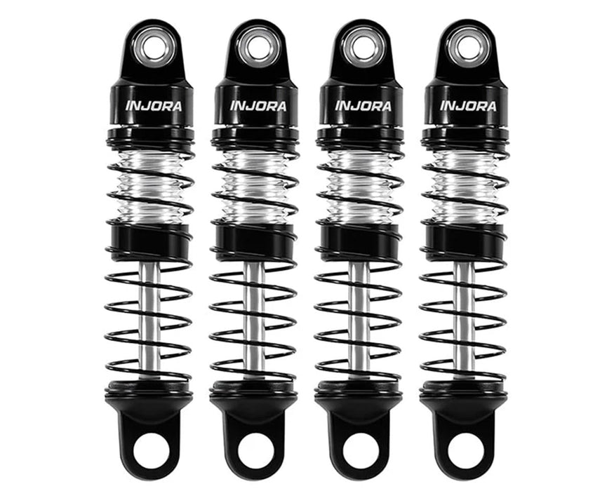 Injora Axial SCX30 26mm Pre-Assembled Aluminum Shock Set (4) INJSCX30-08BS