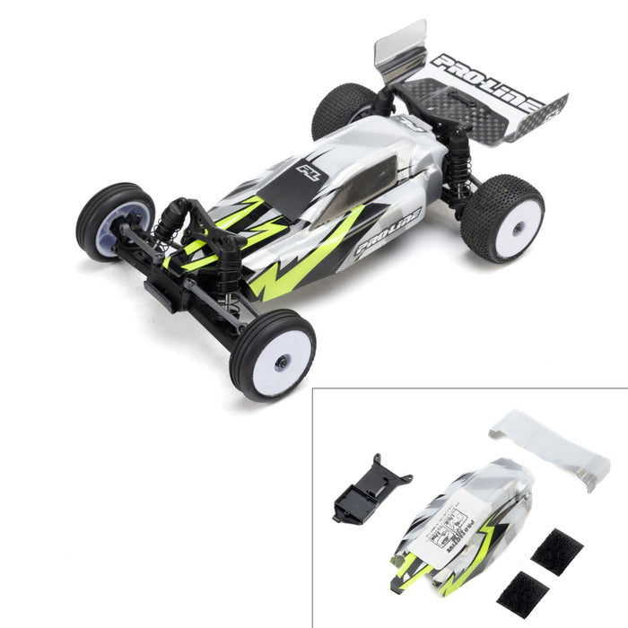 Pro-Line Limited Edition Pre-Cut/Pre-Painted Crowd Pleazer Electrified Body with ESC Relocator: Losi Micro-B PRO371501