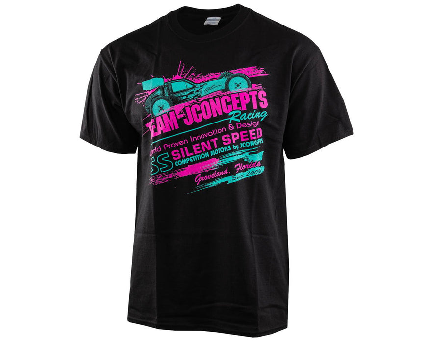 JConcepts JCO5279XL "Retro" T-Shirt (Pink/Teal) (XL)