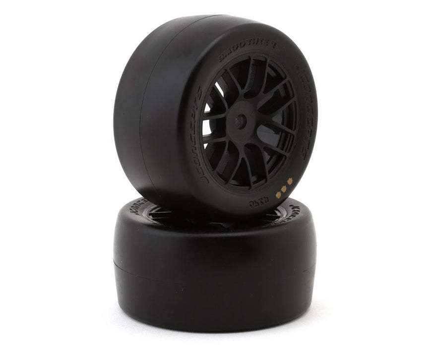 JConcepts Losi® NASCAR® 1/12 Smoothie 2 Pre-Mounted Tires (2) (G3 - Soft) w/8mm Hex