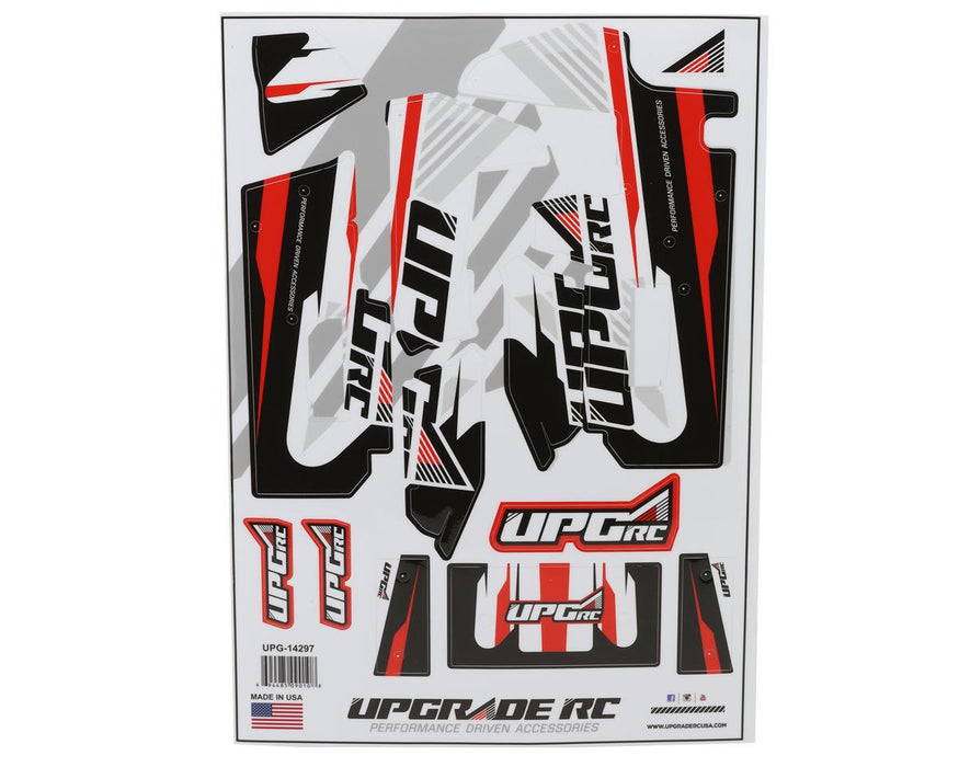 UpGrade RC UPG-14297 "Vector" Graphic Set for Losi® 22S™ Sprint Car (Red)