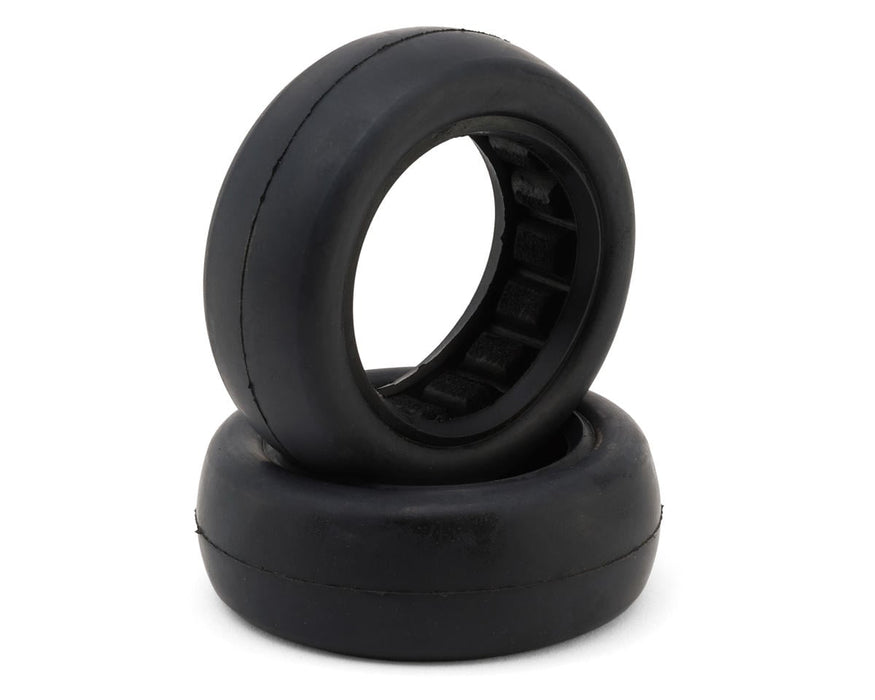 Raw Speed RCSlick 2.2" 1/10 2WD Front Buggy Tires (2) MCB MCLovin Red/Yellow (Medium/Soft) w/ Foam Inserts RWS161102MCB