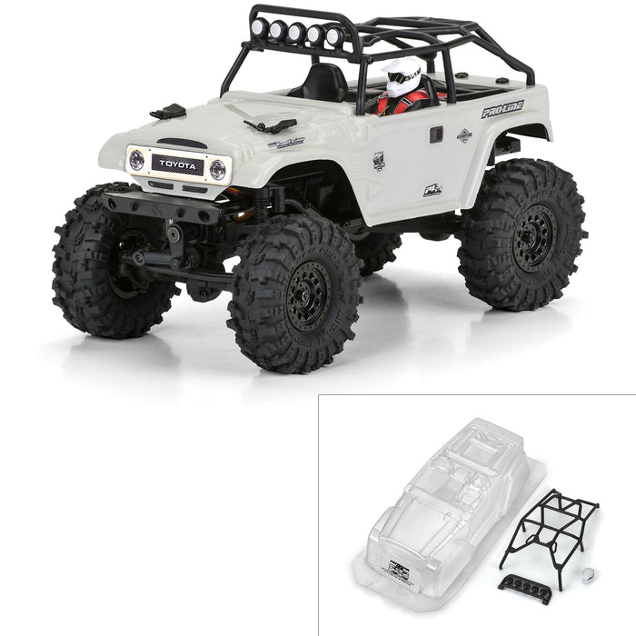 Proline PRO366300 1/24 1979 Toyota Land Cruiser FJ40 Clear Body with Trail Cage: SCX24