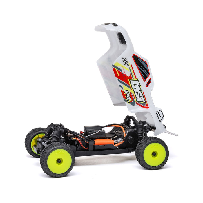 LOSI LOS-1392T1 1/28 Micro-T 2S 2WD RTR Stadium Truck (Battery & Charger Included), White TLR