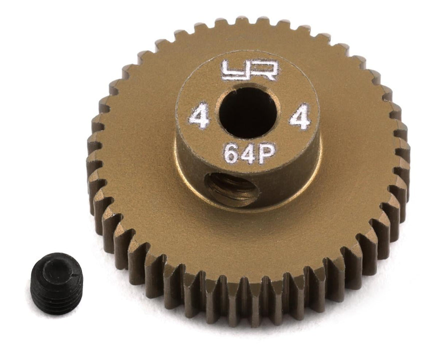 Yeah Racing YEA-MG-64044 64P 44T Hard Coated Aluminum Pinion Gear