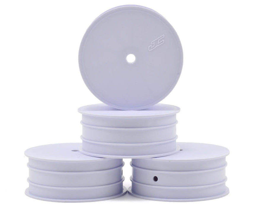 JConcepts JCO3325 12mm Hex Mono 2.2 Hex Front Wheels (TLR 22 5.0) (White) (4)