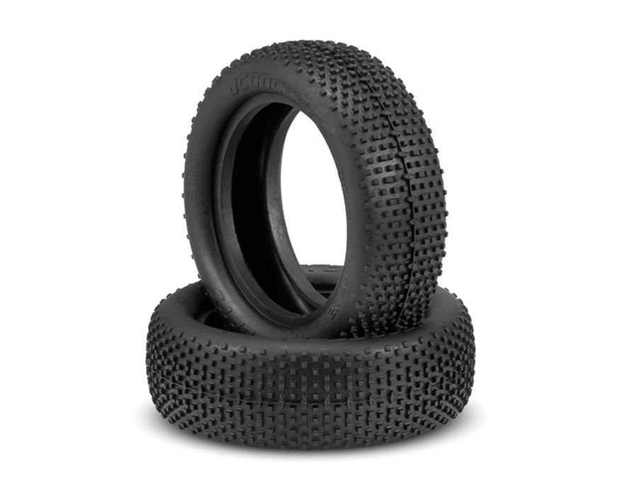 JConcepts Double Dee's V2 2.2" 2WD 1/10 Front Buggy Tires (2) Green JCO3160-02