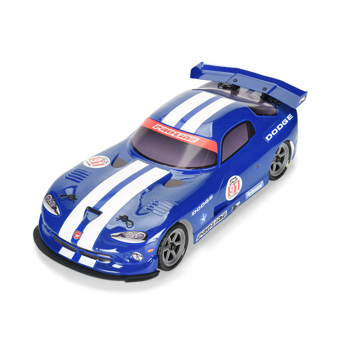 ProLine PRO368413 1/12 Pre-Cut 2002 Dodge Viper GTS Blue Body: Losi NASCAR