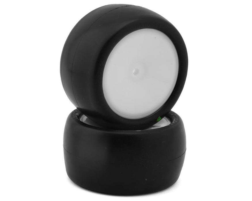 JConcepts JCO4118-1221 Smoothie 3 2.2" Pre-Mounted Rear Buggy Tires (White) (2) (Green) w/12mm Hex