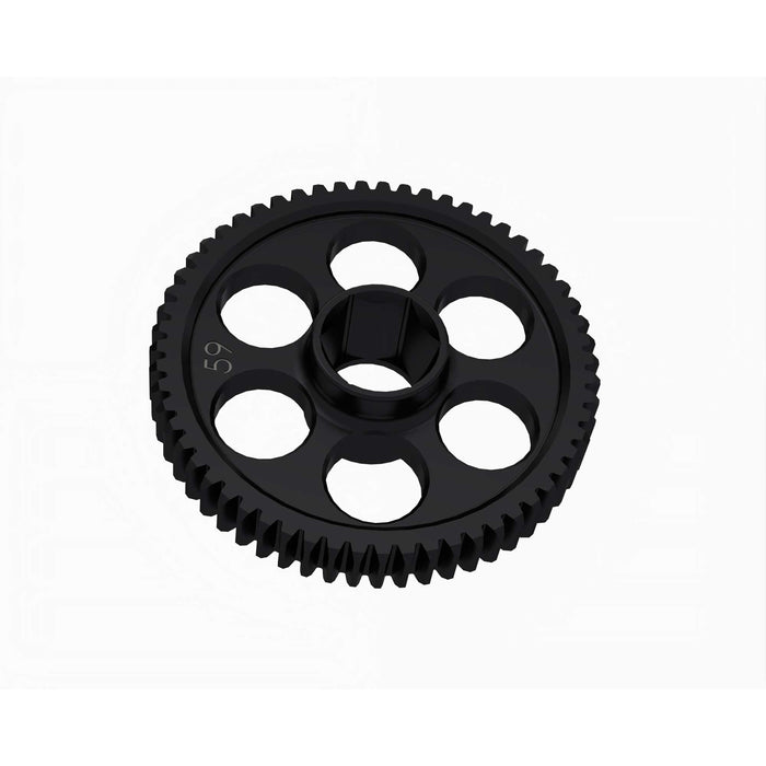 ARRMA ARA-2313 Metal CNC Steel Spur Gear 59T GROM Losi NASCAR Typhon Mojave Granite 4x4 Hardened