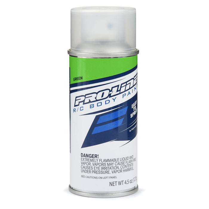 Pro-Line PRO643605 RC Body Spray Polycarbonate Paint GREEN Single 4.5 oz (127 g.) Individual Aerosol Can