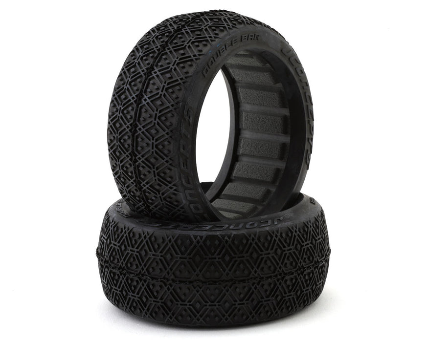 JConcepts JCO4111-03 Double Bar 1/8 Off-Road Buggy Tires (2) (Aqua A2)