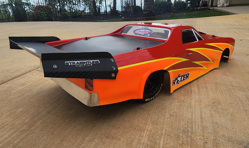 Racer RC by Andy’s Chevy El Camino Body w/ Protective Film .040 CLEAR Drag SCT Real Street Eliminator NPRC